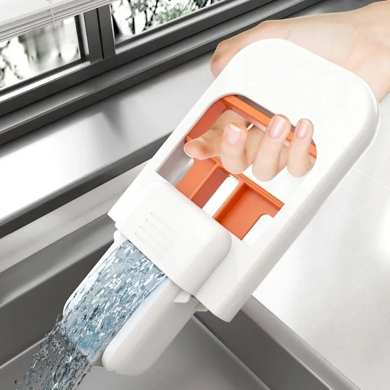 Home Mini Mop | Hands-Free Squeeze, Absorbent Sponge for Desktop & Folding Cleaning Tools & Accessories