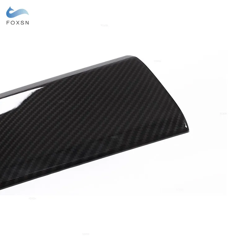 لاند روفر رينج روفر سبورت 2014 2015 2016 2017 2018 2019 2020 ABS ألياف الكربون الملمس لوحة الباب مسند الذراع الغطاء السفلي الكسوة #4