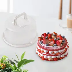 Cake Container Muffins Dessert Carrier Box Cupcake Tray Portable Cake Storage Container Food Grade Cake Keeper for Cupcakes