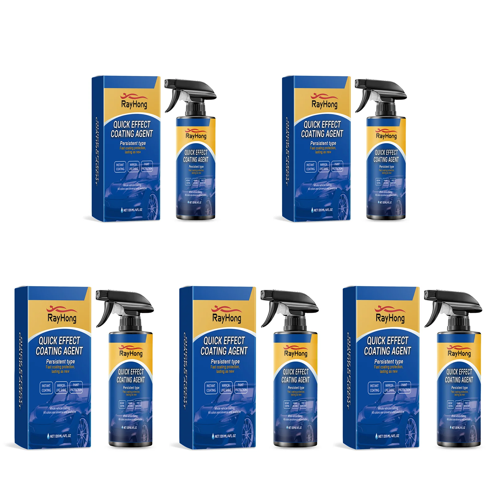 1-5PCS Auto Nano Coating Spray Auto Sneldrogende Coating Hydrofobe Bescherming Polijsten Onderhoud Vernieuwing Agent Accessoires