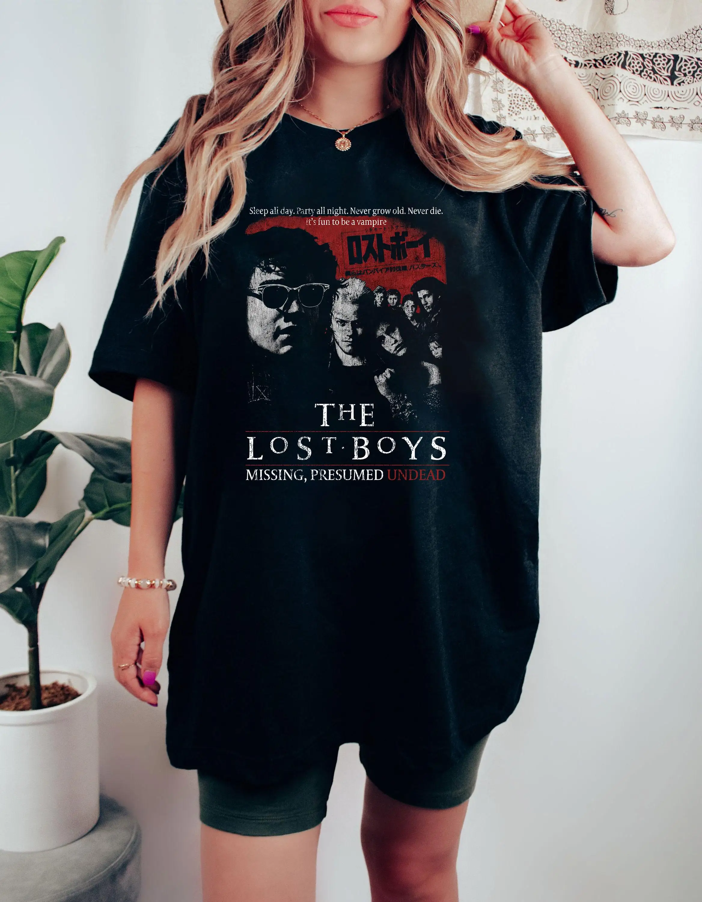 تي شيرت Lost Boys Retro للجنسين - تصميم فيلم التسعينيات، نمط، كاجوال ومريح، قطن خالص، للجنسين، ملابس الشارع #2