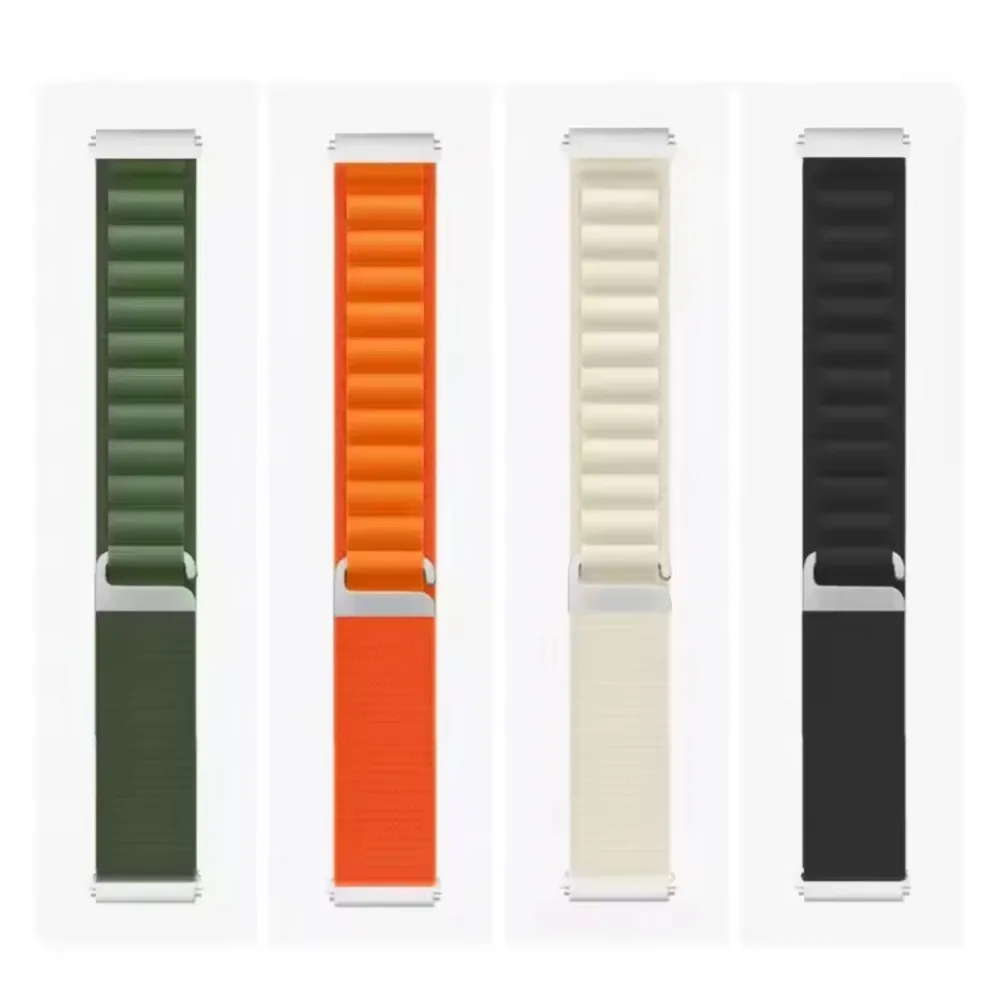 22 مللي متر 20 مللي متر حزام نايلون ل Amazfit Active 2/Amazfit GTR 42 مللي متر الرياضة مريحة الفرقة Amazfit Bip 6 5/Amazfit GTS/GTR 3 4 Balance 2 #6