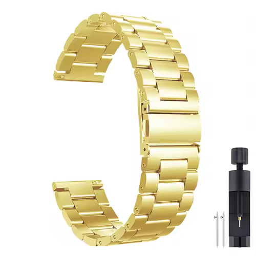 18mm 22mm 20mm Watch Band For Samsung Galaxy Watch 7/6/5/4/3 S3 Active2 Huawei Watch GT 6 Pro GT5 GT4 GT3 2 Stainless Steel Band - Image 23
