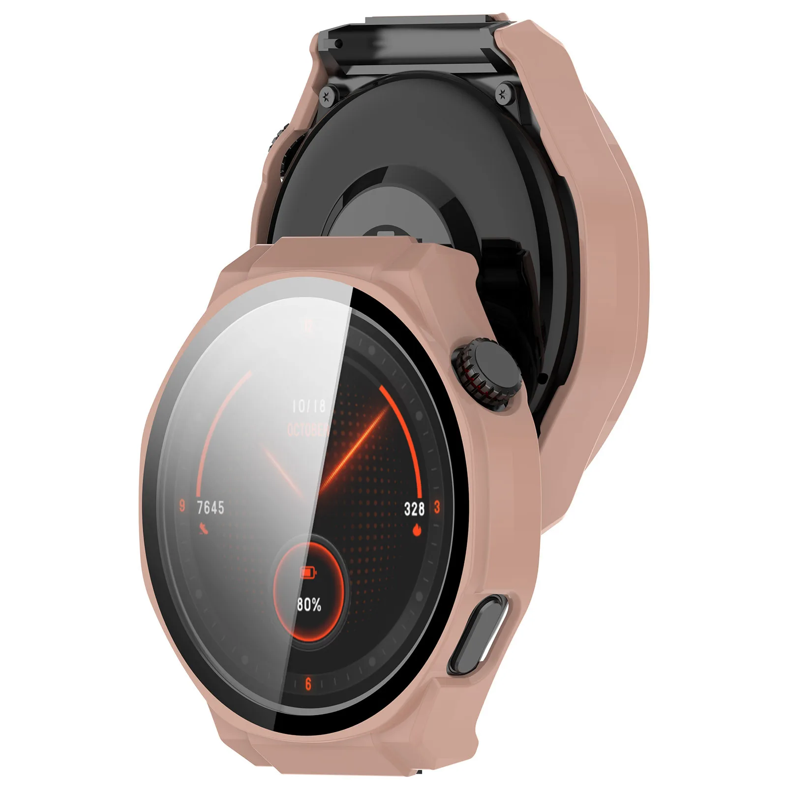 2in1 PC ウォッチケースとフィルムスーツ Honor Watch 5 ウルトラ統合 PC ケースと保護強化ガラス