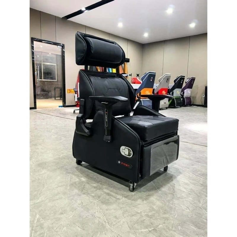 Leg support Internet cafe Internet cafe e-sports sofa, fashionable single computer chair, foot support seat adjustment can