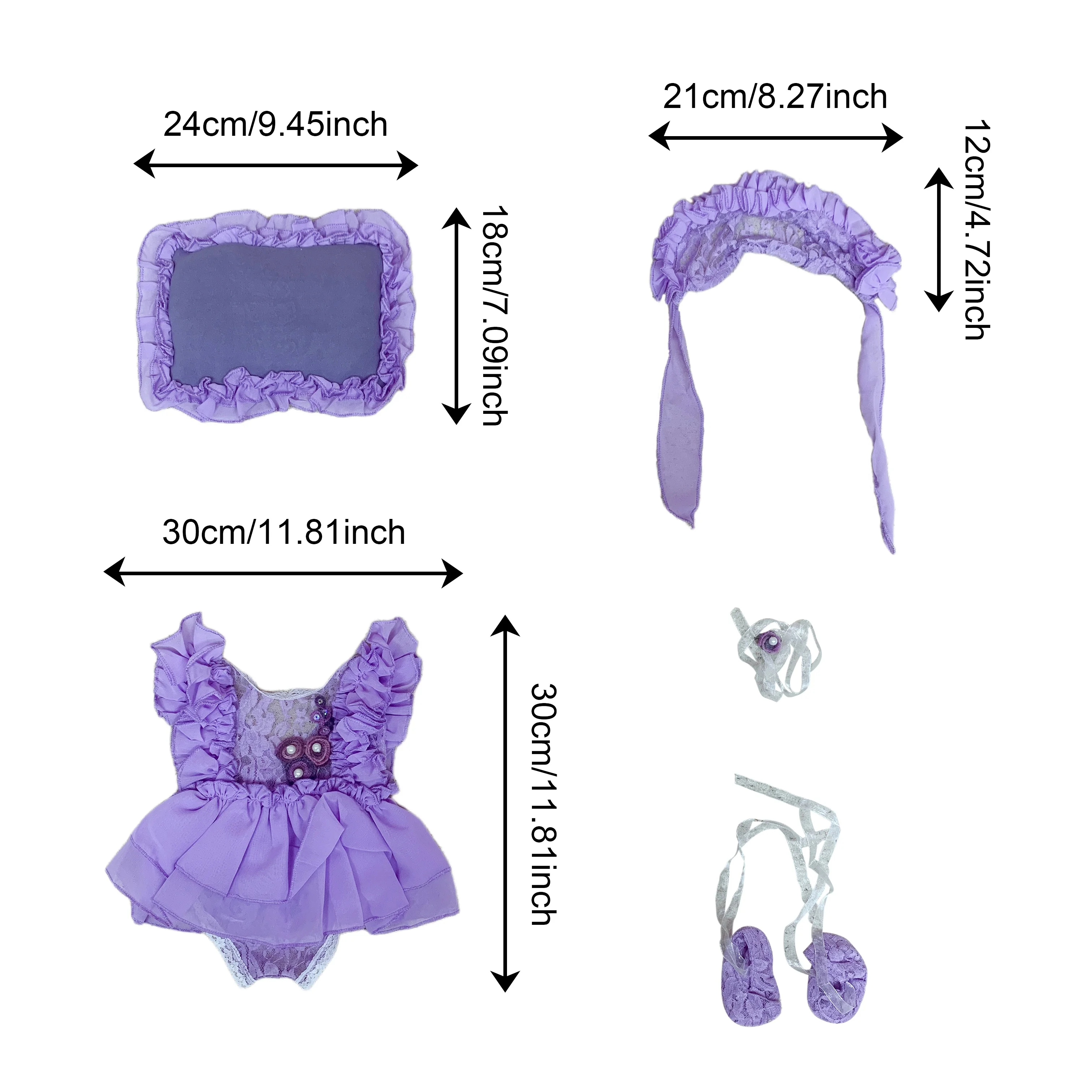 2 stili squisiti set di vestiti per bambole rinate per bambole rinate da 18 pollici abiti carini/alta qualità per il regalo della bambola bebe