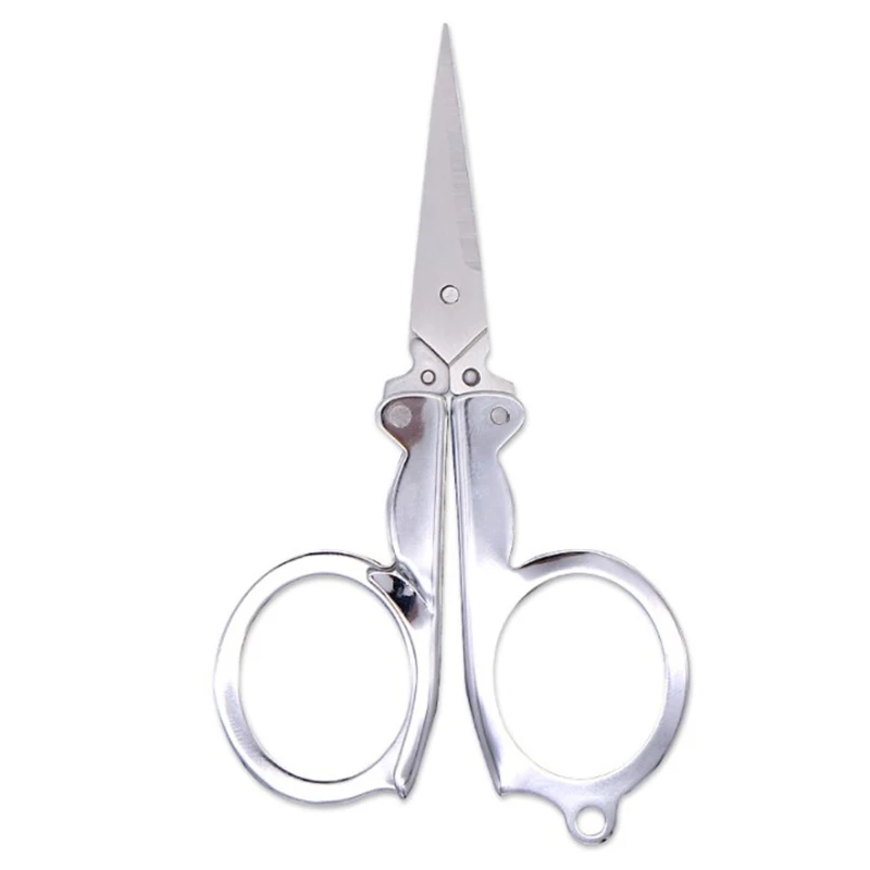 Folding Scissors Pocket Travel Small Crafts Sharp Blade Emergency Mini Foldable Travel Embroidery Scissor Thread Tailor Scissors