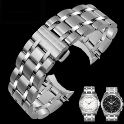 22mm 23mm 24mm Stainless Steel Man Watch Band For Tissot T035 Couturier Watch Strap Brand Watchband T035617 T035439A Bracelet