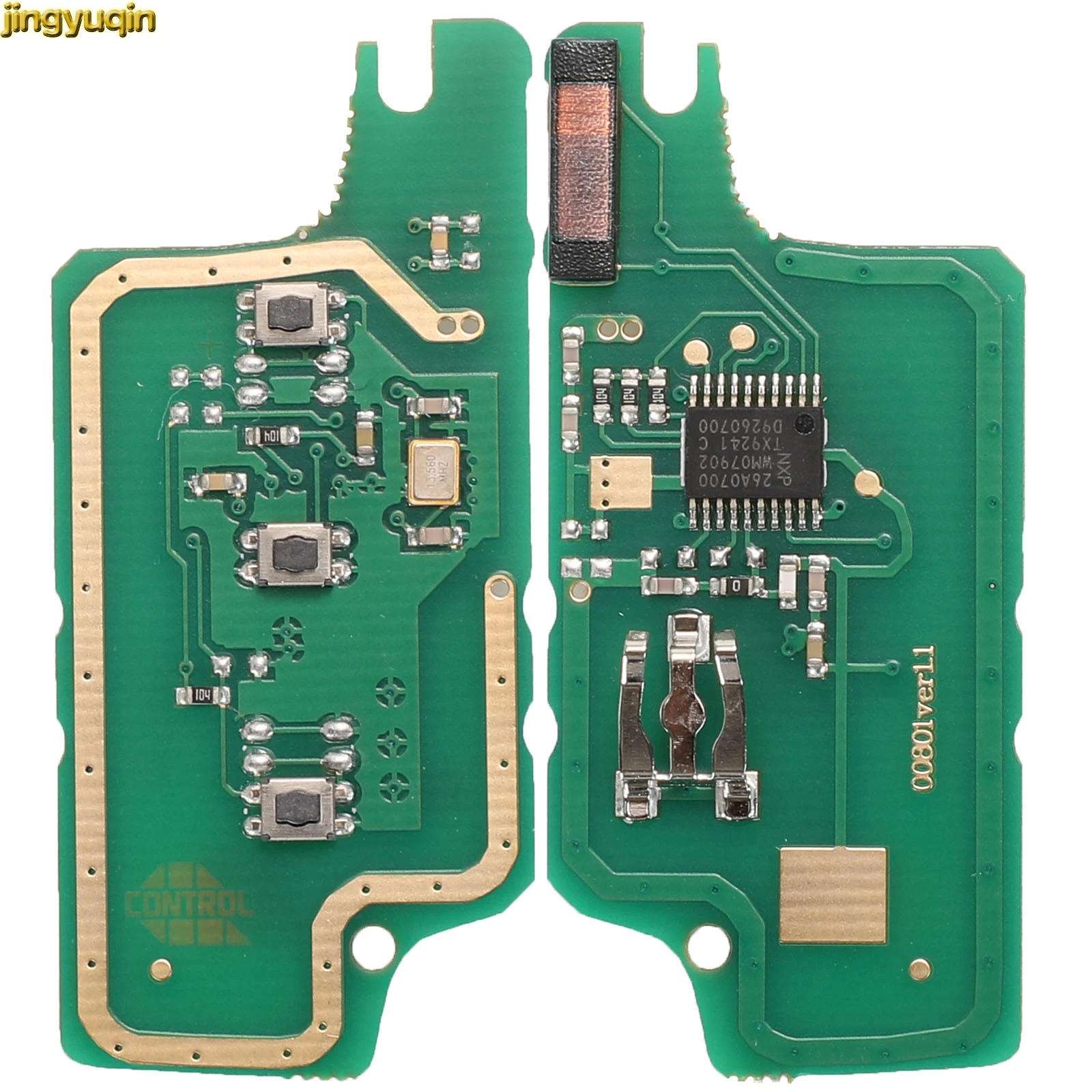 Placa de chave remota fsk/ask 433mhz id46 pcf7961 ce0536/0523 para peugeot 307 308 407 408 parceiro citroen c3 c4 c5 c6 picasso xsara