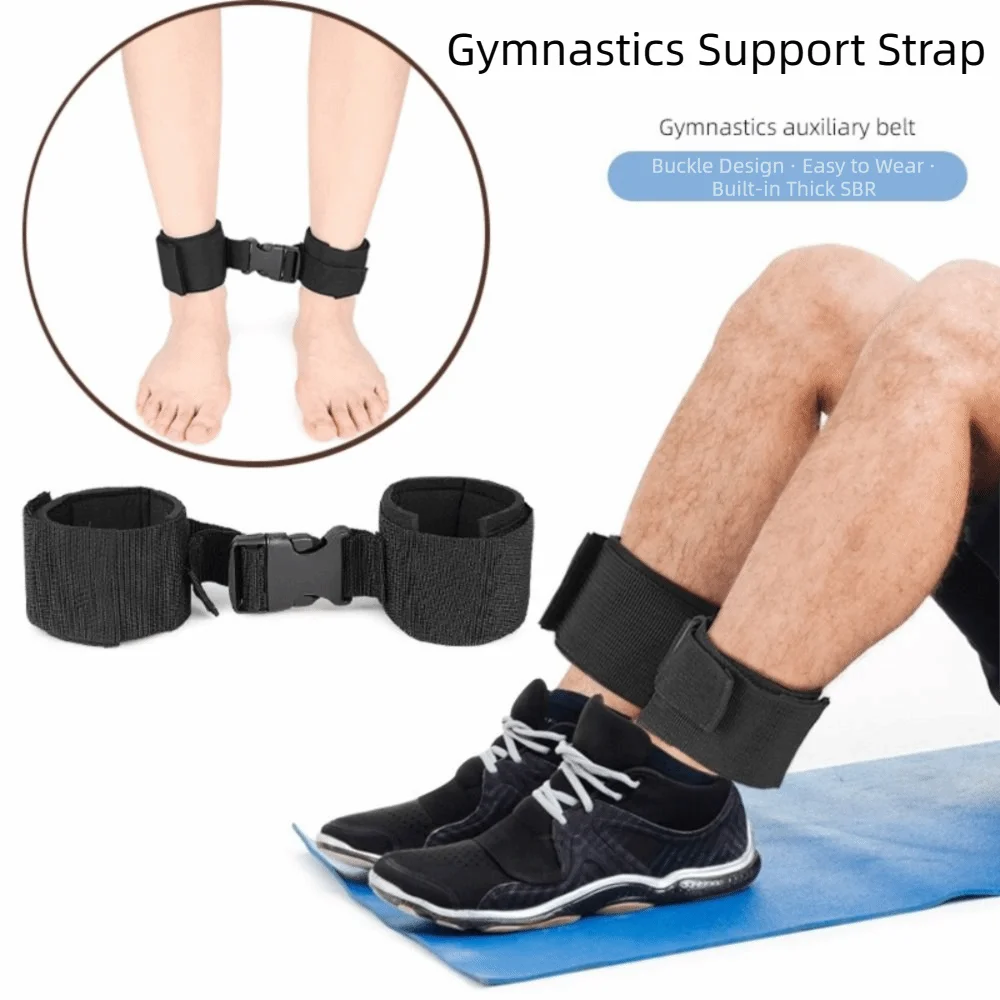 Adjustable Gymnastics Ankle Strap Thicken Quick Release Buckle Exercise Aid Band Multi-functional Comfortable
