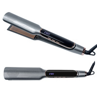 HATTEKER 13-Temperature Settings Hair Straightener/Curler EU Certified Ceramic Keratin Care Fast Heating Multi-Protect Plates