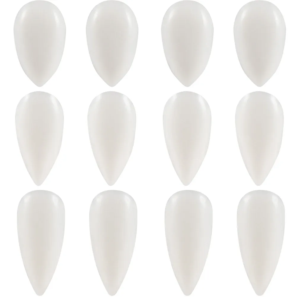 

12Pcs Halloween Fangs Premium Resin Vampire Teeth for Cosplay Masquerade Party Scary Realistic Fake Teeth Costume Props Creative