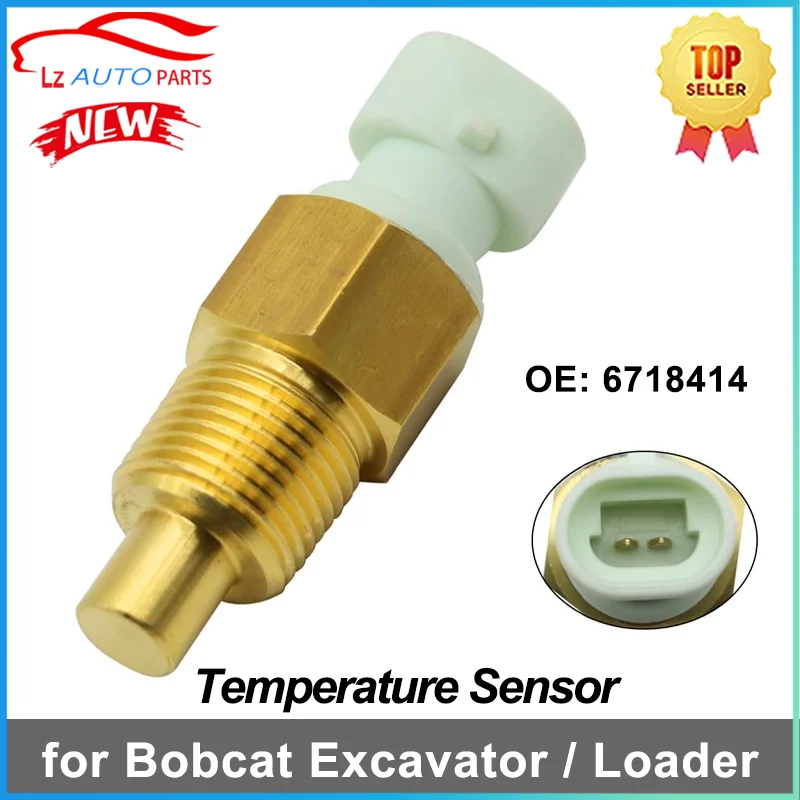Temperature Sensor Sender Switch 6718414 for Bobcat Excavator 325 328 329 331 334 335 337 341 425 428 430 435 E25 E26 E27 E32