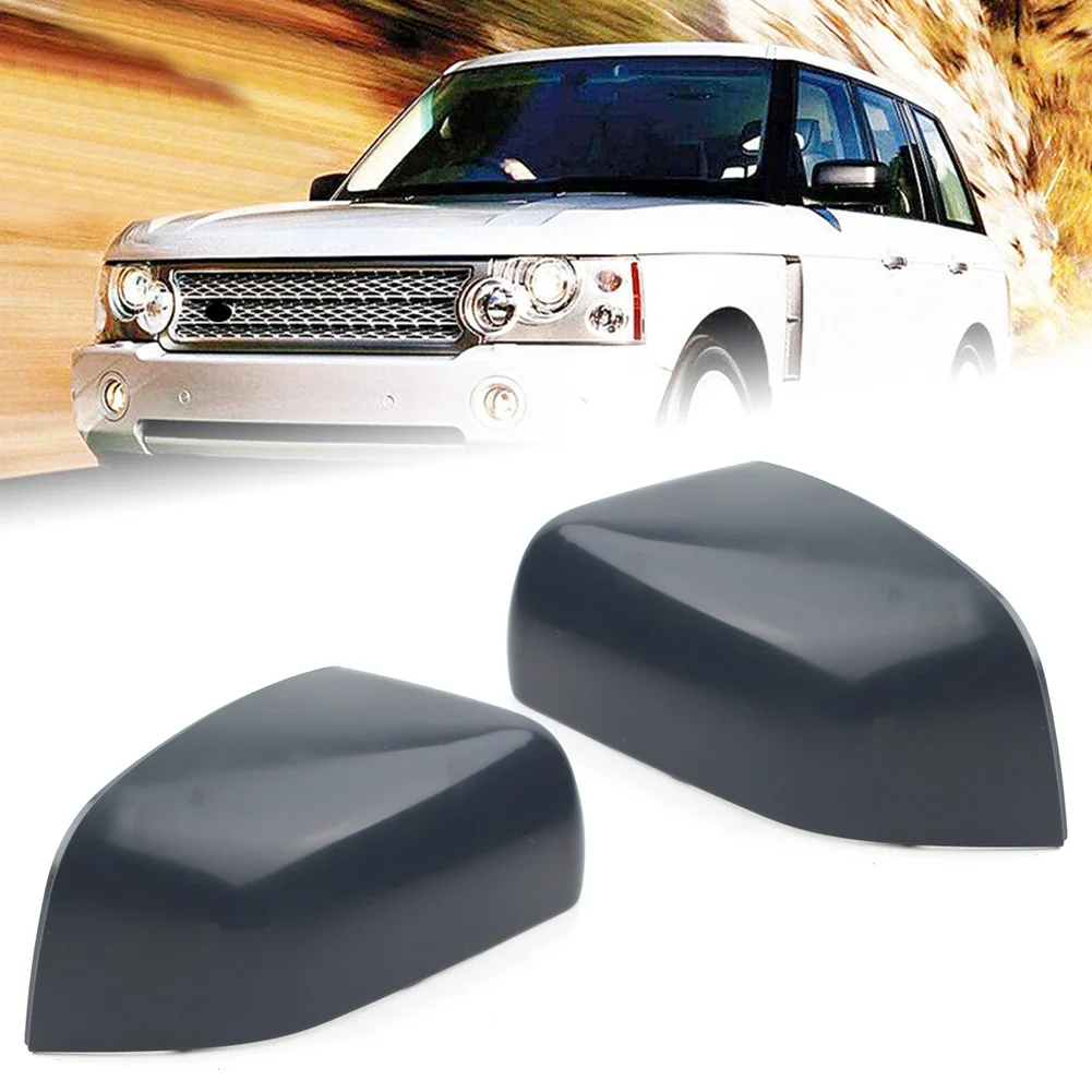 

2x ABS Car Rearview Side Mirror Cap Cover For Land Rover Freelander LR2 Discovery 4 LR4 2010-2014 For Range Rover Sport 10-2012