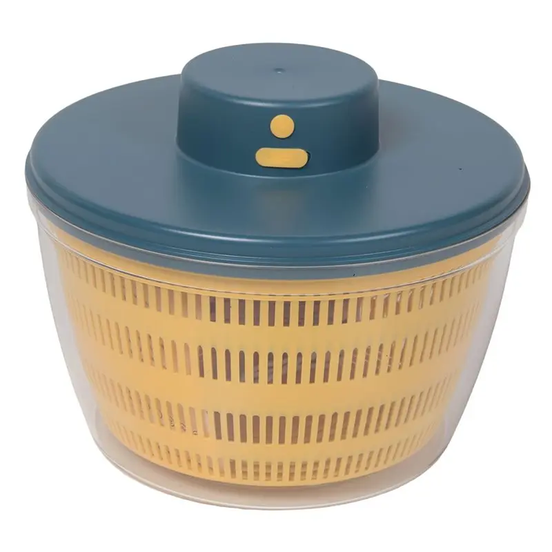 A21I-Electric Dryer Salad Spinner Dehydrator Multifunction Fruits Draining Basket USB Charing Kitchen Drainer
