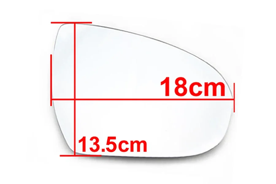 For Hyundai Tucson 2015 2016 2017 2018 2019 2020 Door Wing Rear View Mirrors Lenses Outer Rearview Side Mirror White Glass Lens