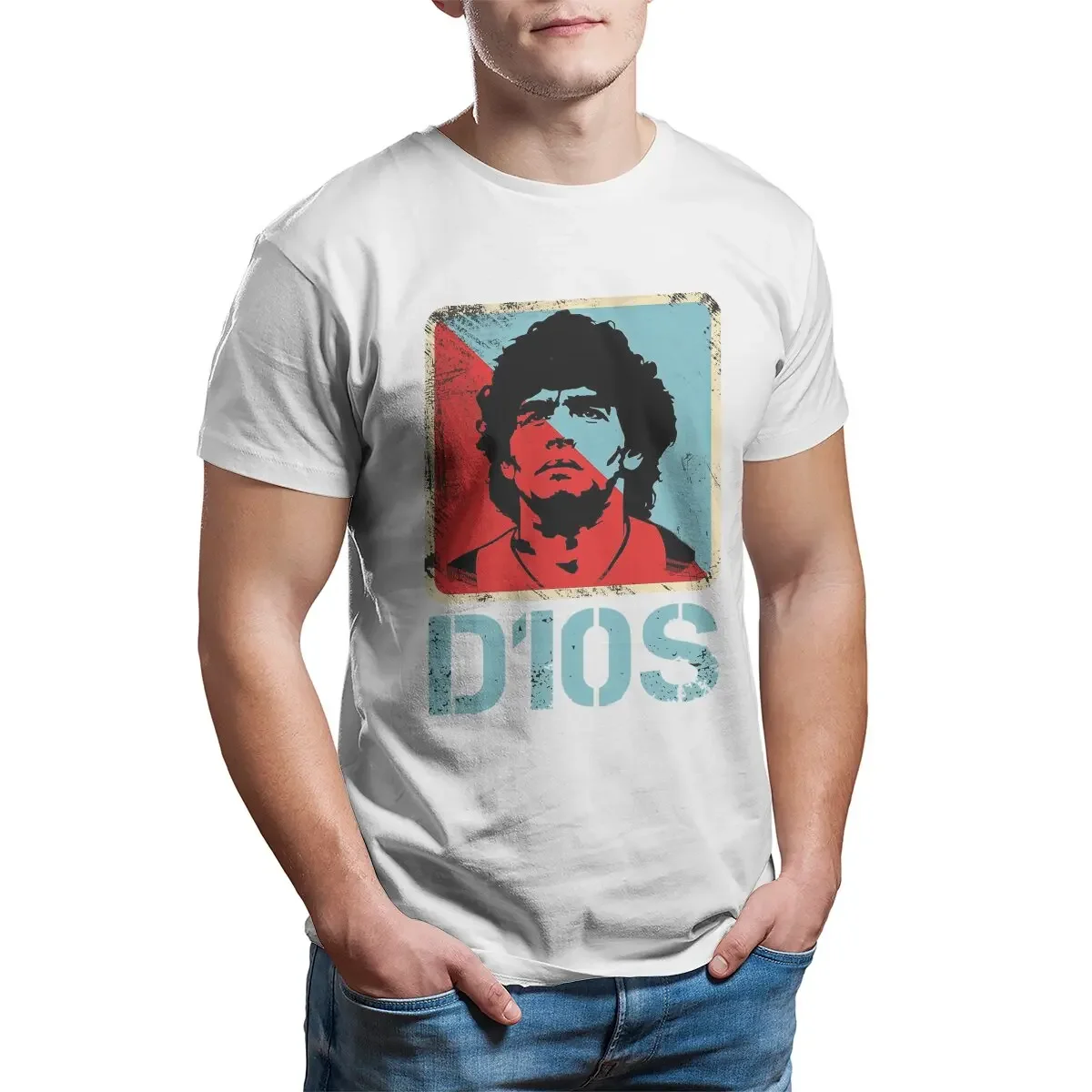 Argentina Football Legend Diego 10S Tshirt Homme Men's Polyester Streetwear Blusas T Shirt For Men heavyweight New Arrival Male