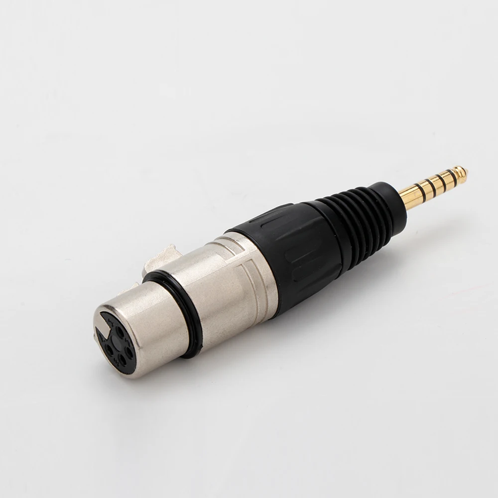 HIFI 4 핀 XLR 암-3.5 잭, 플러그 펜타콘 어댑터, 수-암 DAC 디코드, 4 핀 XLR 커넥터, 4.4mm, 2.5mm, 6.35mm