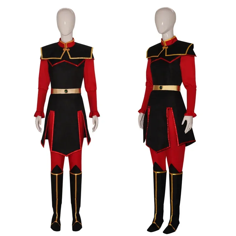 2025 11 Anime Avatar The Last Airbender Azula Set Kostum Halloween Cosplay Pakaian