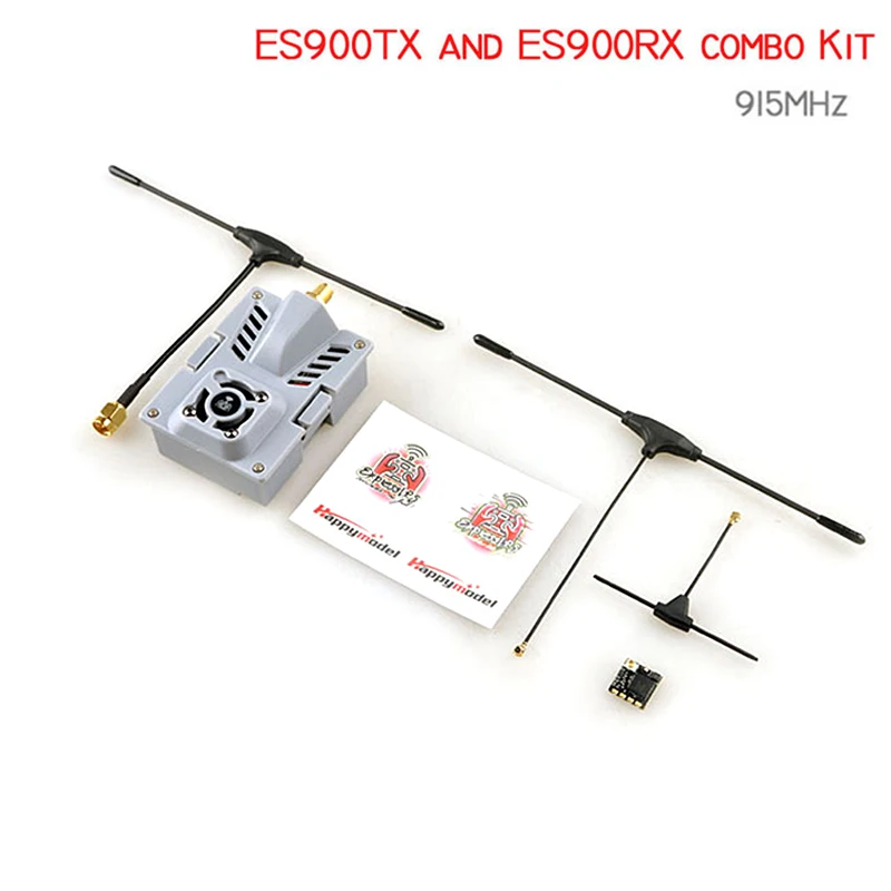 

Happymodel ELRS Micro ES900RX (Receiver) with ES900TX (Module) Combo 915MHz ExpressLRS Firmware for Long Range RC Racing Drones