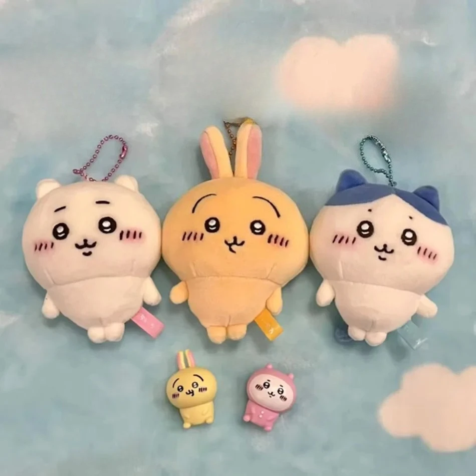 Cartoon Usagi Hachiware Usachi Soft Plush Doll Keychain Pendant Toy - Pajama Theme Gift in Stock