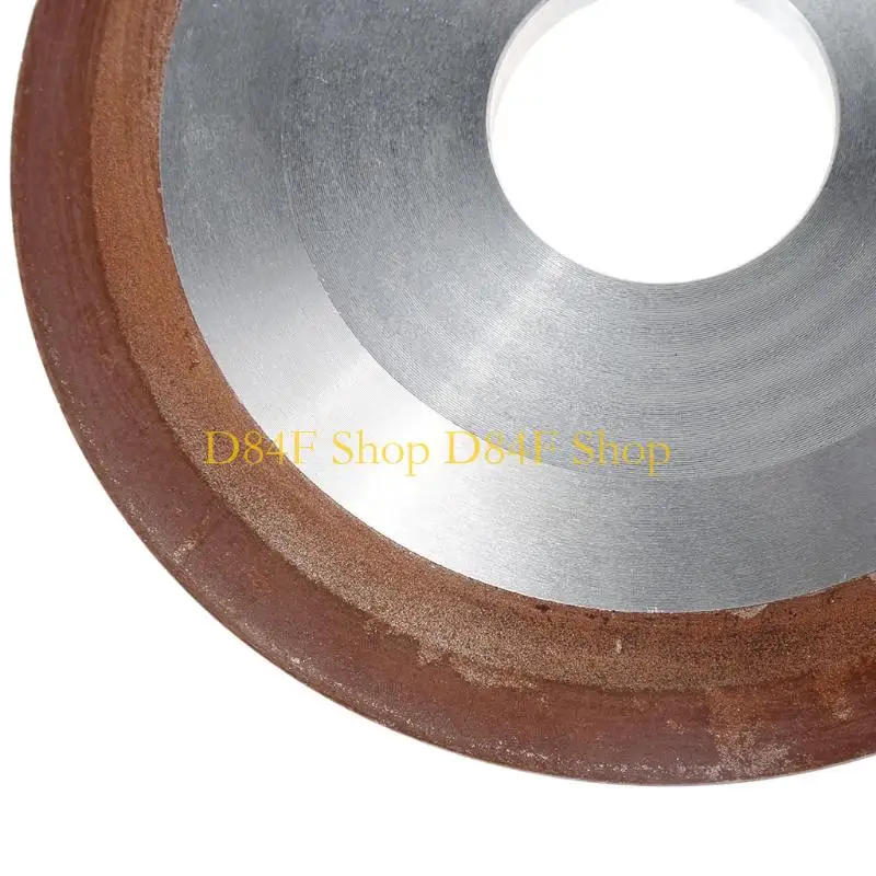 

D84F Replacement 125mm Tapered Side Plain Resin Diamond Grinding Wheel