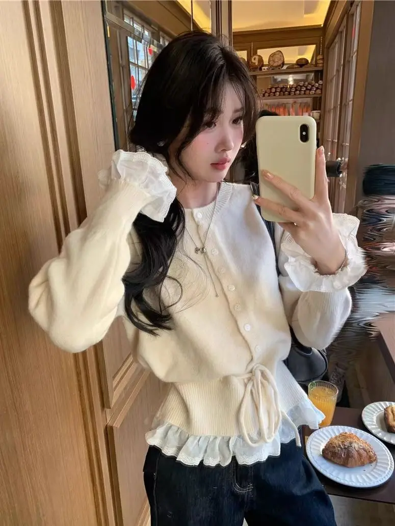 

Sweaters Jumpers Cardigans Womens Japanese High School Cotton Acrylic Fancy Button Regular Fit Soft Practical Durable Easy Fine