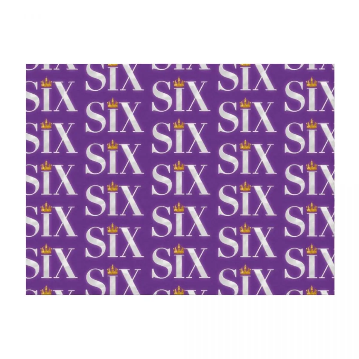 

Six The Musical Logo Throw Blanket Luxury Designer Sofa Quilt sofa bed Sofa Blankets