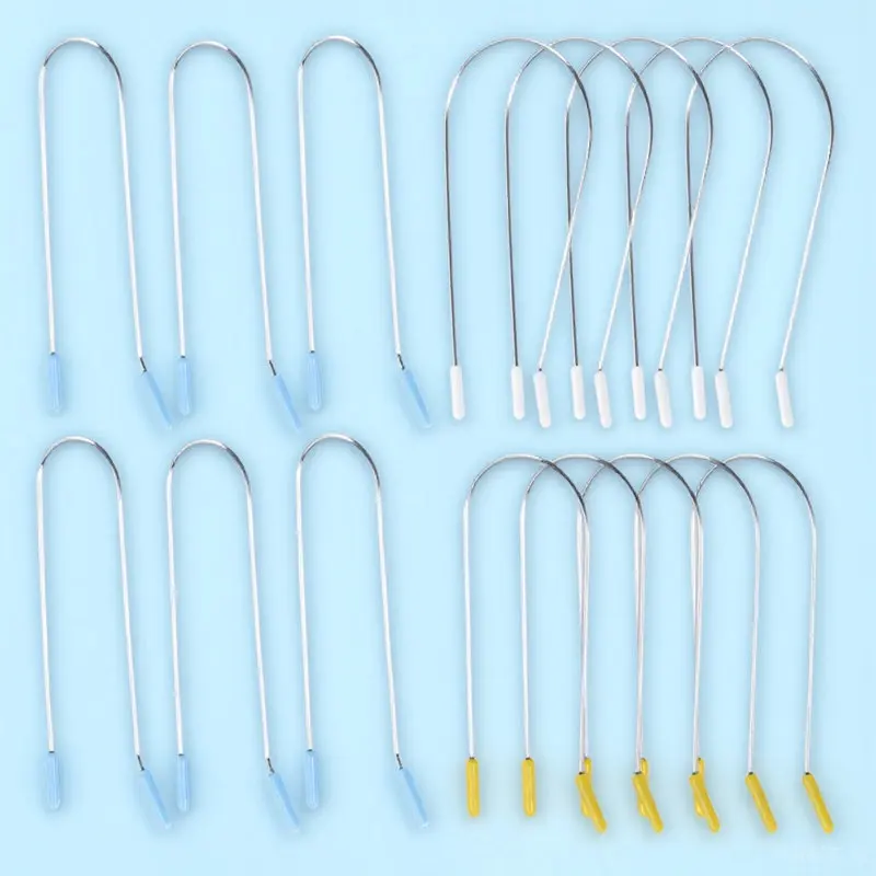 

24Pcs Hot Roller Clips Sturdy Stainless Steel Roller Clips for Hair Curlers Electric Rollers Replacement Securing Clamps Home