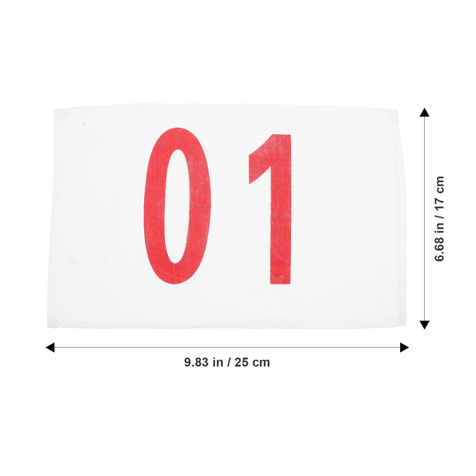 10 vellen Running Bib Numbers Polyester Katoen Race Vervanging Slabbetjes voor Marathon Competitie Benodigdheden Bib Numbers