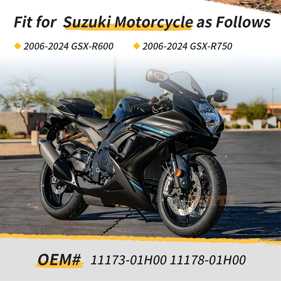 M MATI Cylinder Head Valve Cover Gasket Kit For Suzuki GSX-R600 GSX-R750 2006-2024 11173-01H00 11178-01H00