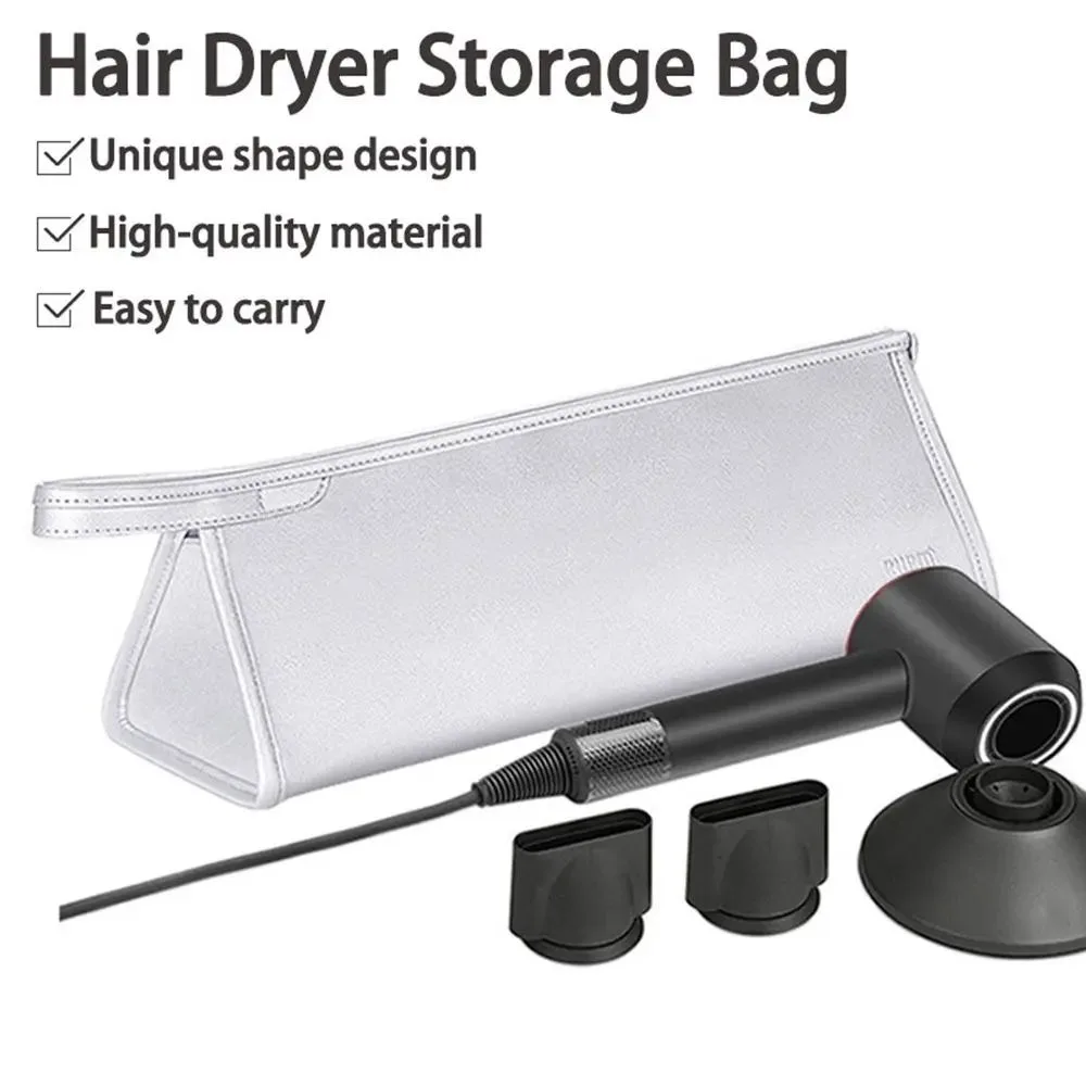 Pu Leather Travel Case Compatible with Dyson Airwrap Styler, Portable Waterproof Organizer Bag for Shark FlexStyle Attachments view 5