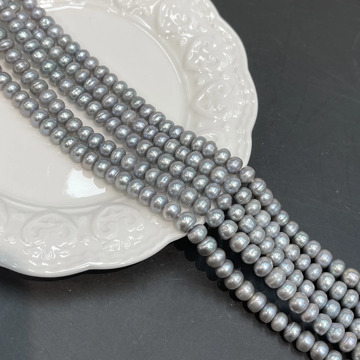 Natürliche Süßwasser-Isolationsperlen, gefärbt, für die Schmuckherstellung, DIY-Halsketten, Armbänder, Ketten, Ohrringe, Accessoires – Detail 2