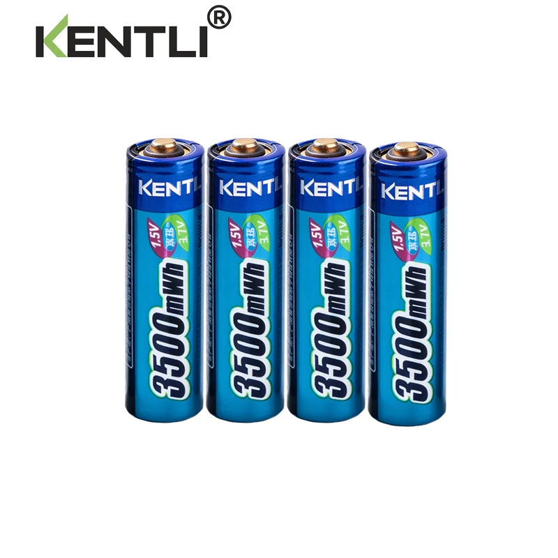 KENTLI 8pcs 1.5v aa aaa batteries Rechargeable Li-ion Li-polymer Lithium battery + 4 slots AA AAA lithium li-ion Smart Charger