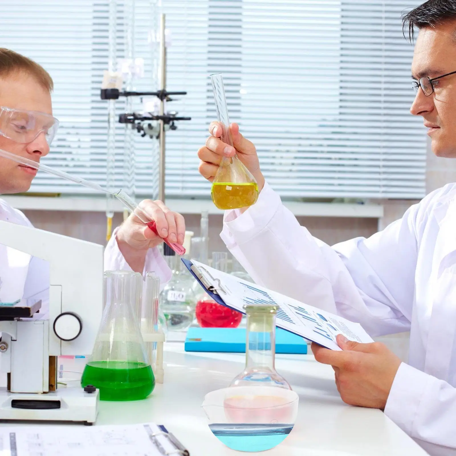 Bassins à vaisselle d'évaporation en verre, bols ronds multifonctionnels pour laboratoire, salle de classe, usage domestique