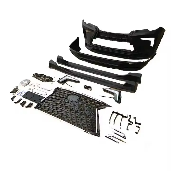 

2016-2018 for Toyota Fortuner (SW4) Body Parts Kit Lex-Us Style Front and Rear Bumper