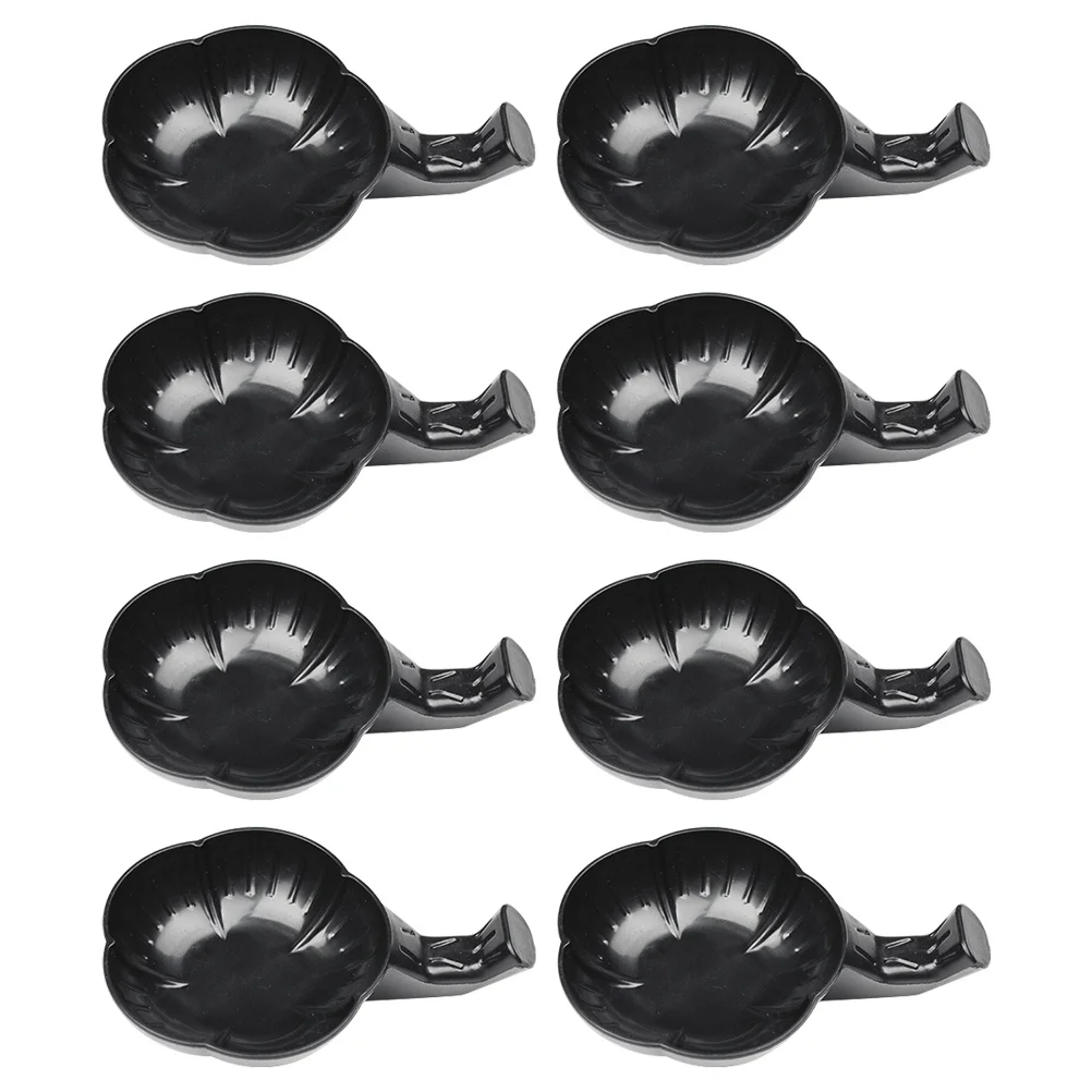 12 Stuks Plastic Multifunctionele Inkt Schotel Kalligrafieborstel Houder Stevige Desktop Inktpot Wasbare Kunst Briefpapier Lade Opslag