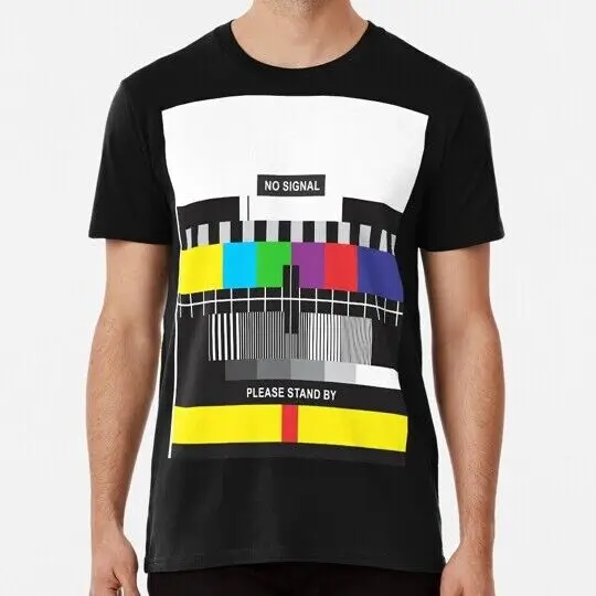 TV No Signal S to 5XL Made in the USA T-Shirt