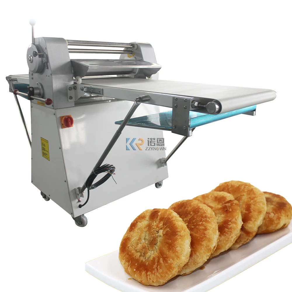 Elektrische Brood Biscuit Bladerdeeg Gebak Deeg Sheeter Machine Vormgeven Apparatuur Koekjes Desserts Eitaart Verkorting Machine