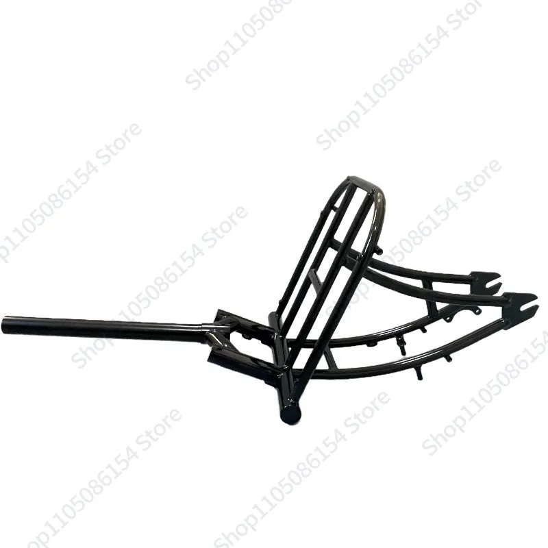 Chromium molybdenum steel open shelf front fork upgraded pipe material thickened 28.6 ports suitable for 700C frame