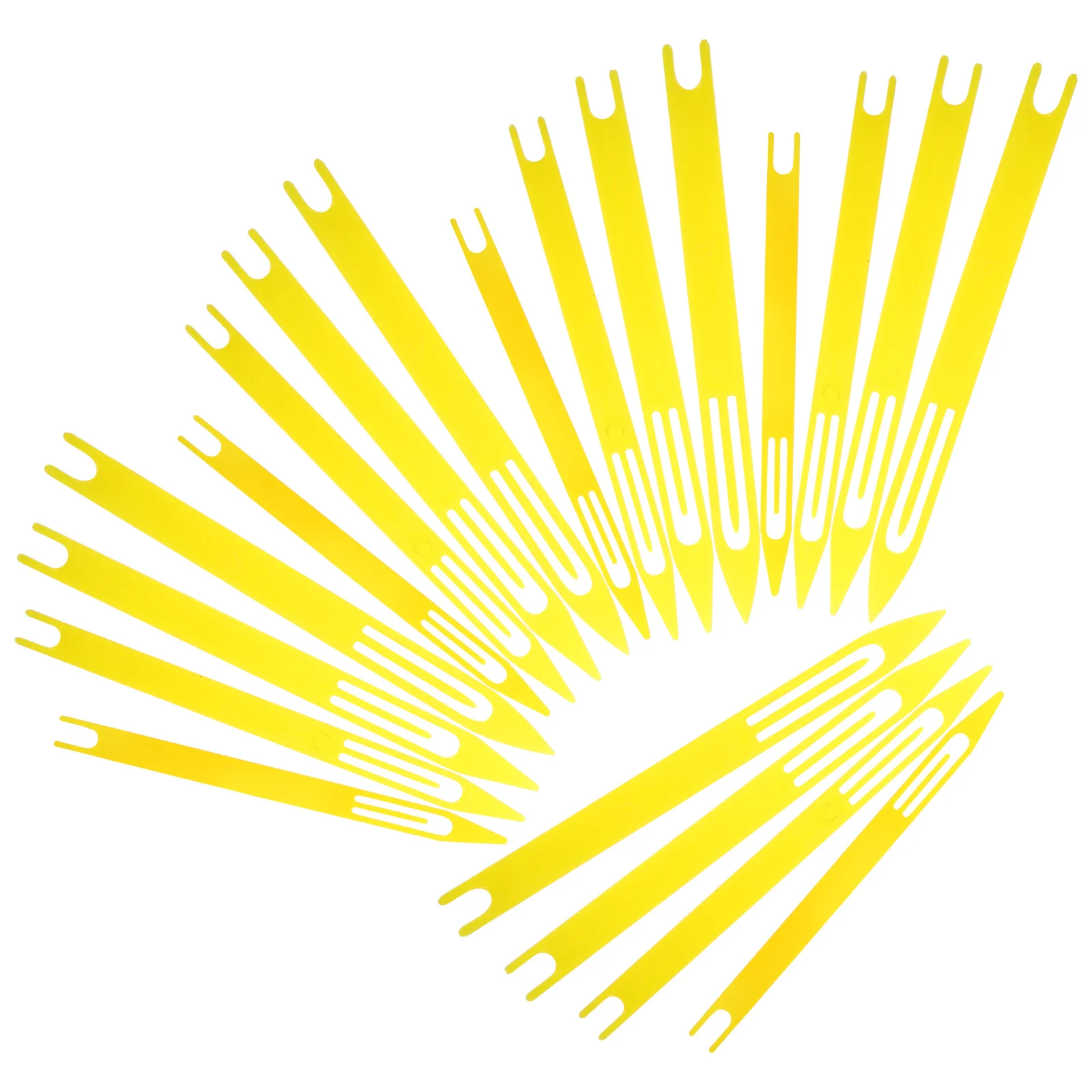 

20Pcs Efficient Net Mending Shuttles Fishing Repair Tools Knitting Shutles Weaving Loom Fish Netting Needles Fishing Necessities