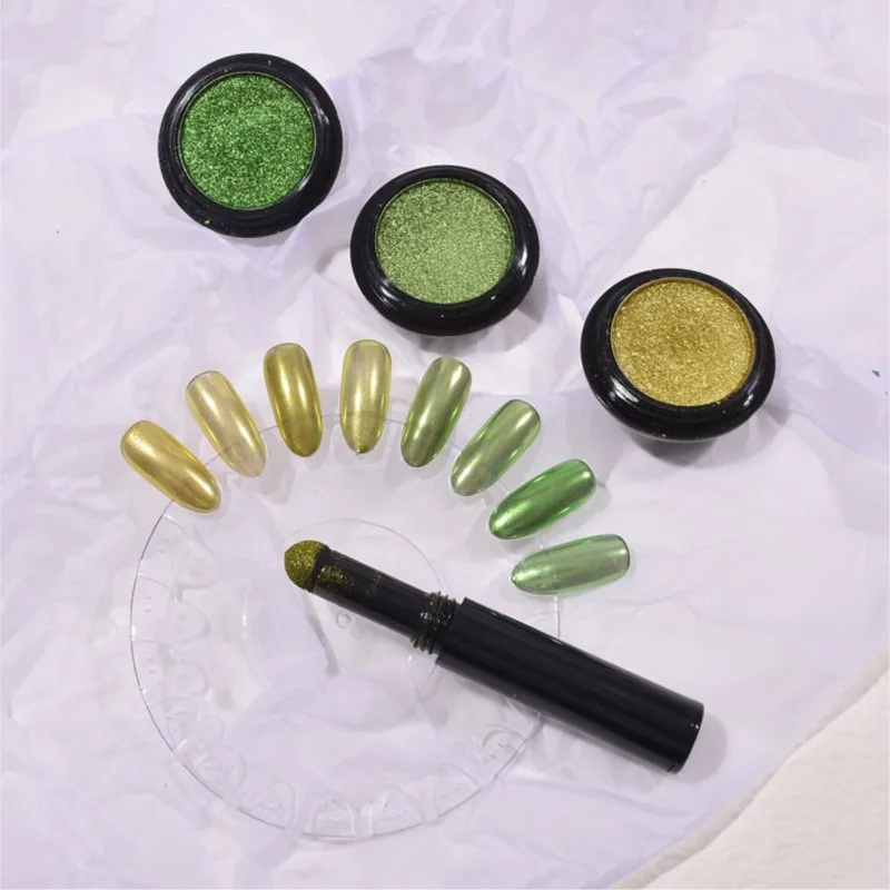 

Mirrored shimmer glitter/Magic Mirror Chrome Dip Powder Nail Glitter Decoration/Electric Titanium metallic Manicure powder