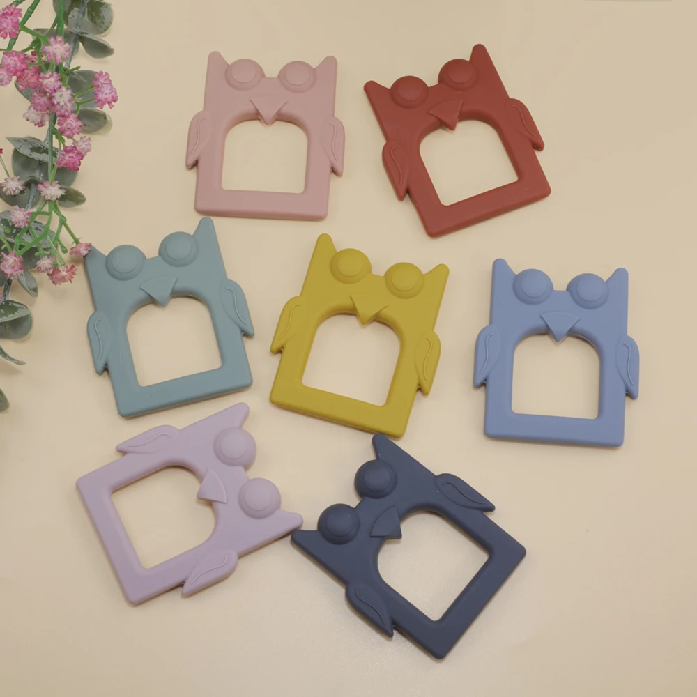 Teether toys baby food grade silicone teething stick children mouth muscle trainer silicone baby teething toy