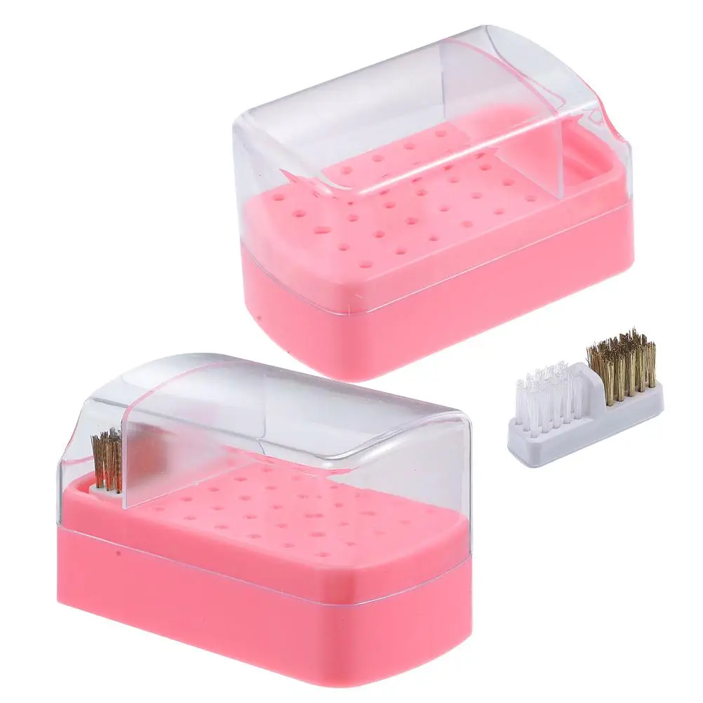 

2 шт. шлифовальная коробка для головки гвоздя, подставка для сверл, держатель для настольного дисплея, органайзер, инструмент для бит