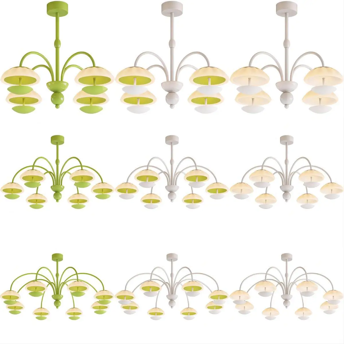 

Bedroom chandelier French cream style children's room warm and romantic