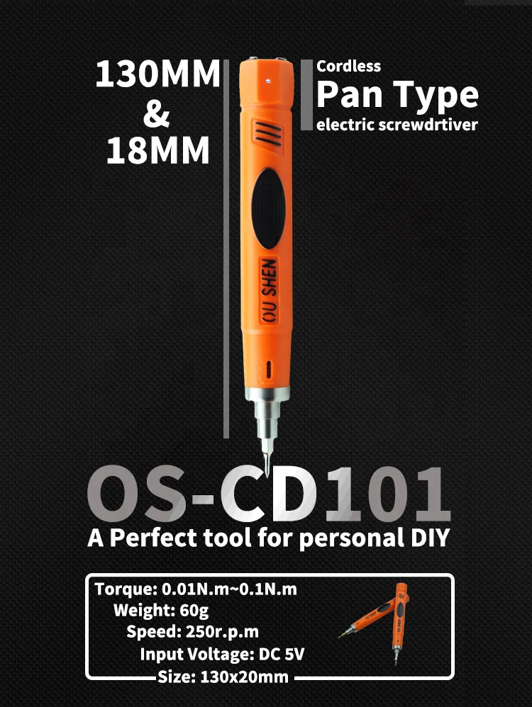 OS-CD101 Tournevis électrique de précision pour la réparation des téléphones portables