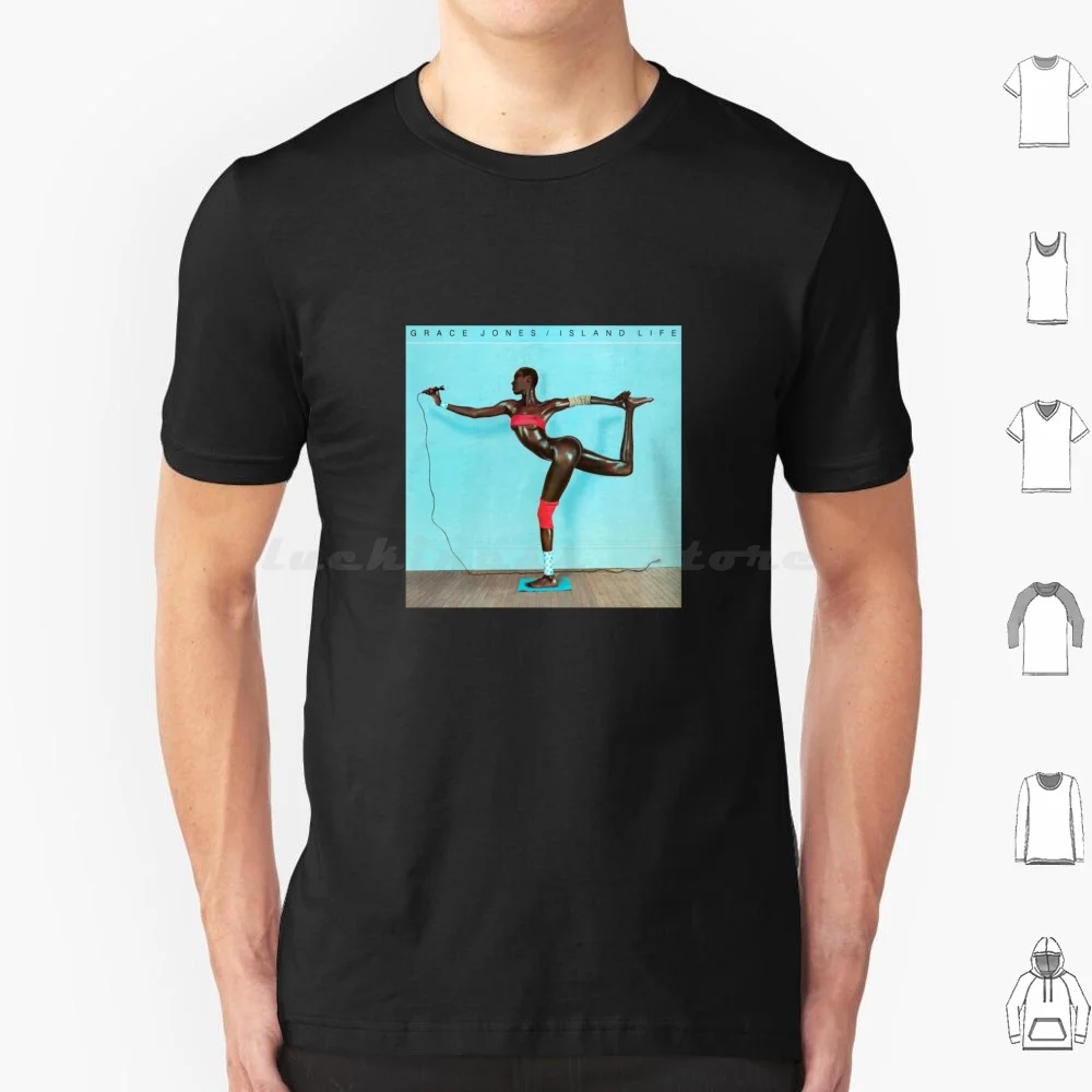 Life Of Grace Jones T Shirt 6xl Cotton Cool Tee Island Life Island Jamaican American Grace Jones N Roll Music Jamaica