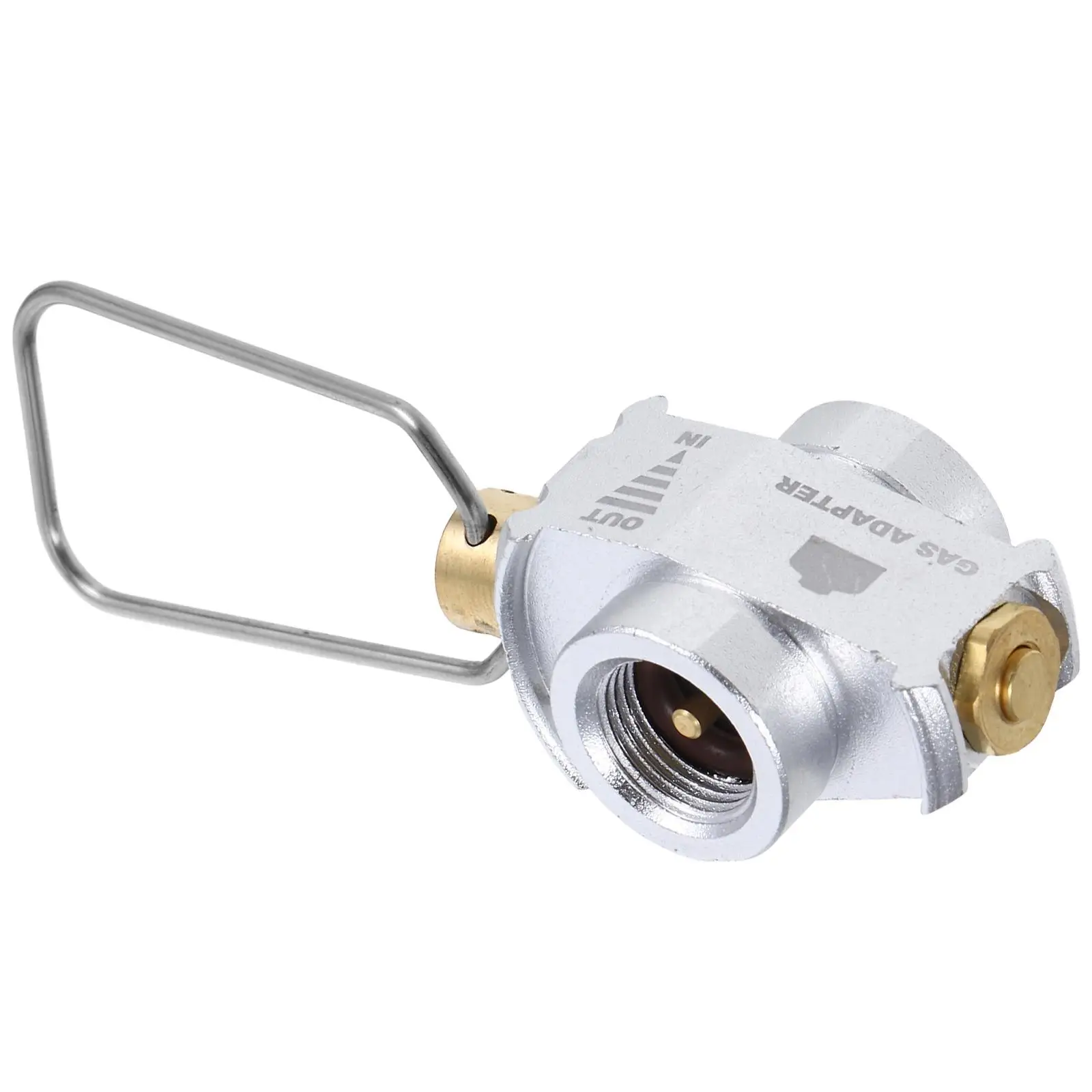 

Flat Tank Adapter Propane Valve Isobutane Cans Gas Refill Camping Stove BBQ Outdoor Kitchen Barbecue Transfer Device