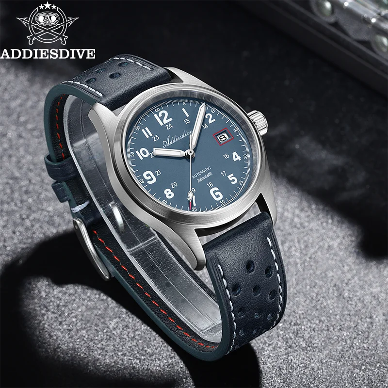 

ADDIESDIVE Men's Wristwatch NH35 Stainless Steel Sapphire BGW9 Luminous Classic Mechanical Watches 20Bar Diving Reloj Hombre