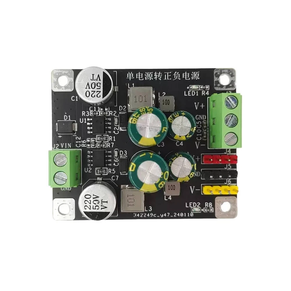 

Single to Dual Power Supply Module 6.5V-35V Input to ±5V Output Ultra-Low Ripple 500mA Output Power Supply Module